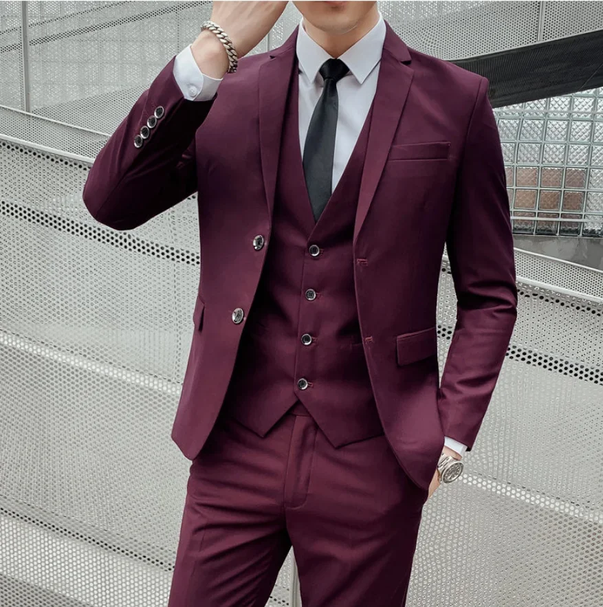 Wine red   Set of 3