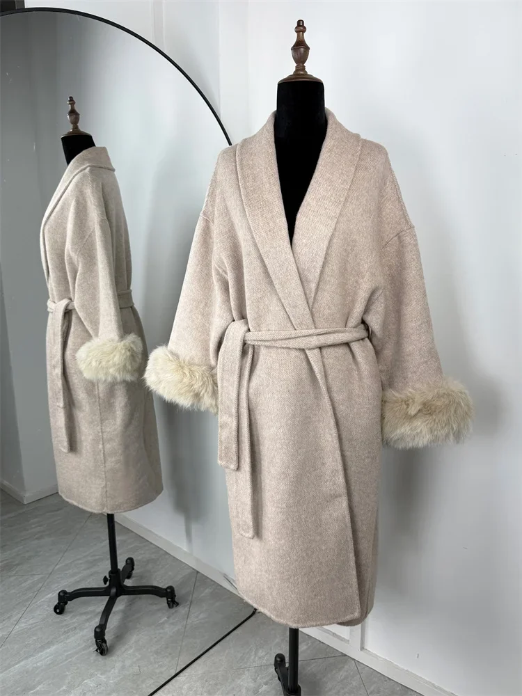 Khaiki Long Overcoat
