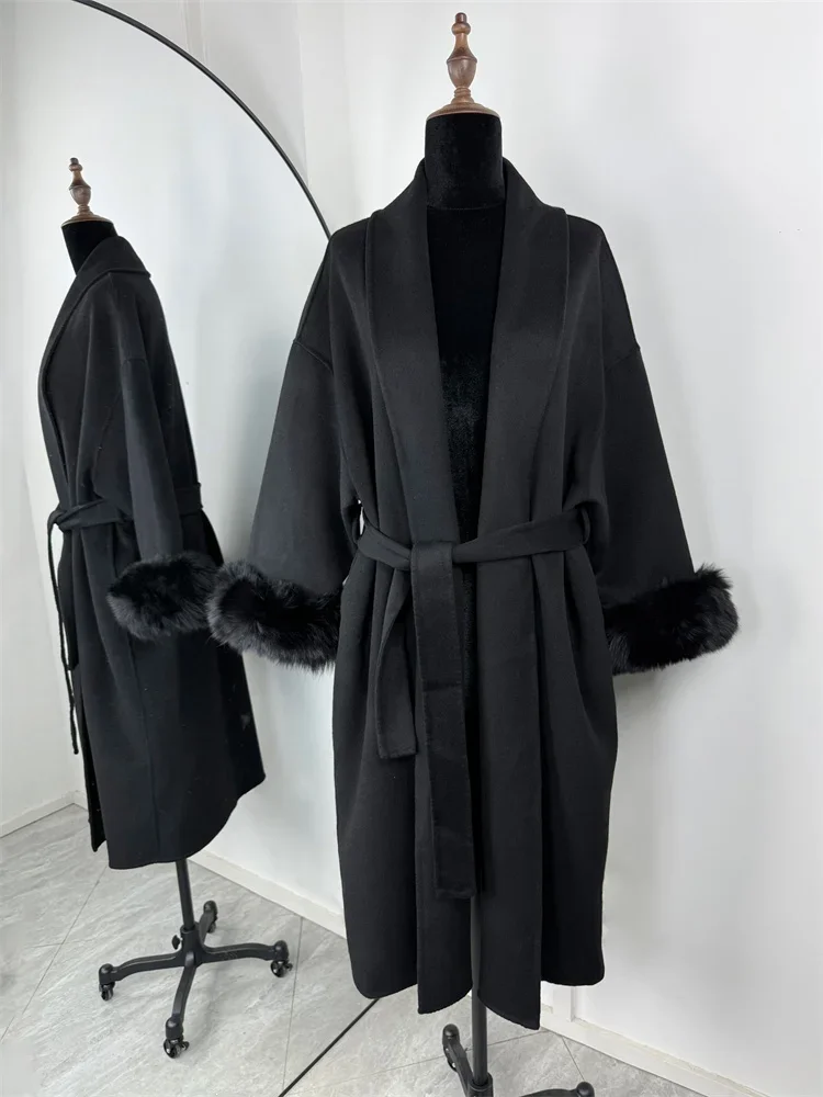 Black Long Overcoat