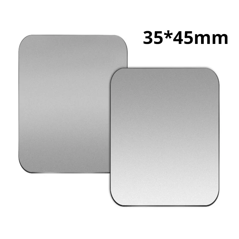 2pc Silver 35x45mm