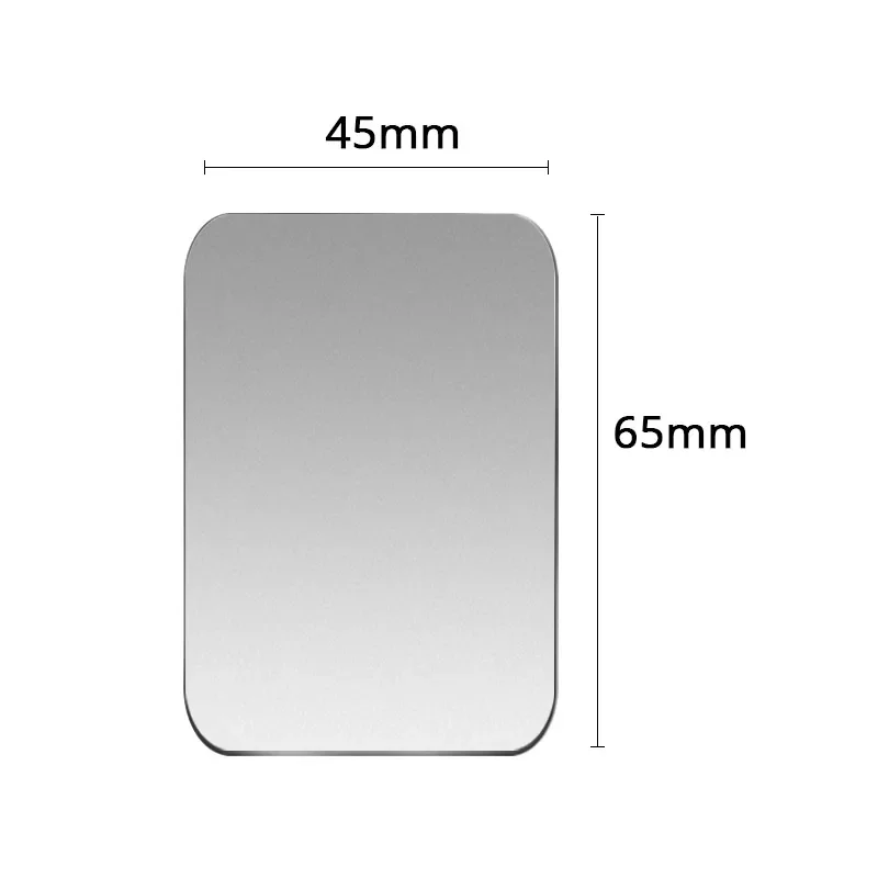 1pc Silver 45x65mm