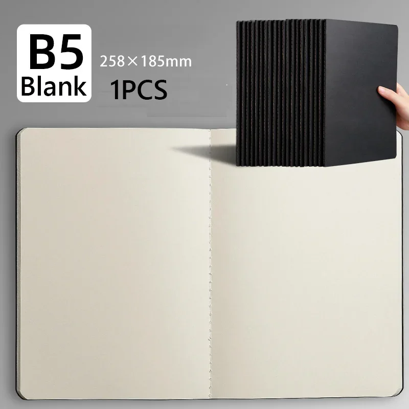 B5 Black Blank
