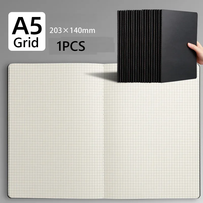 A5 Black Grid