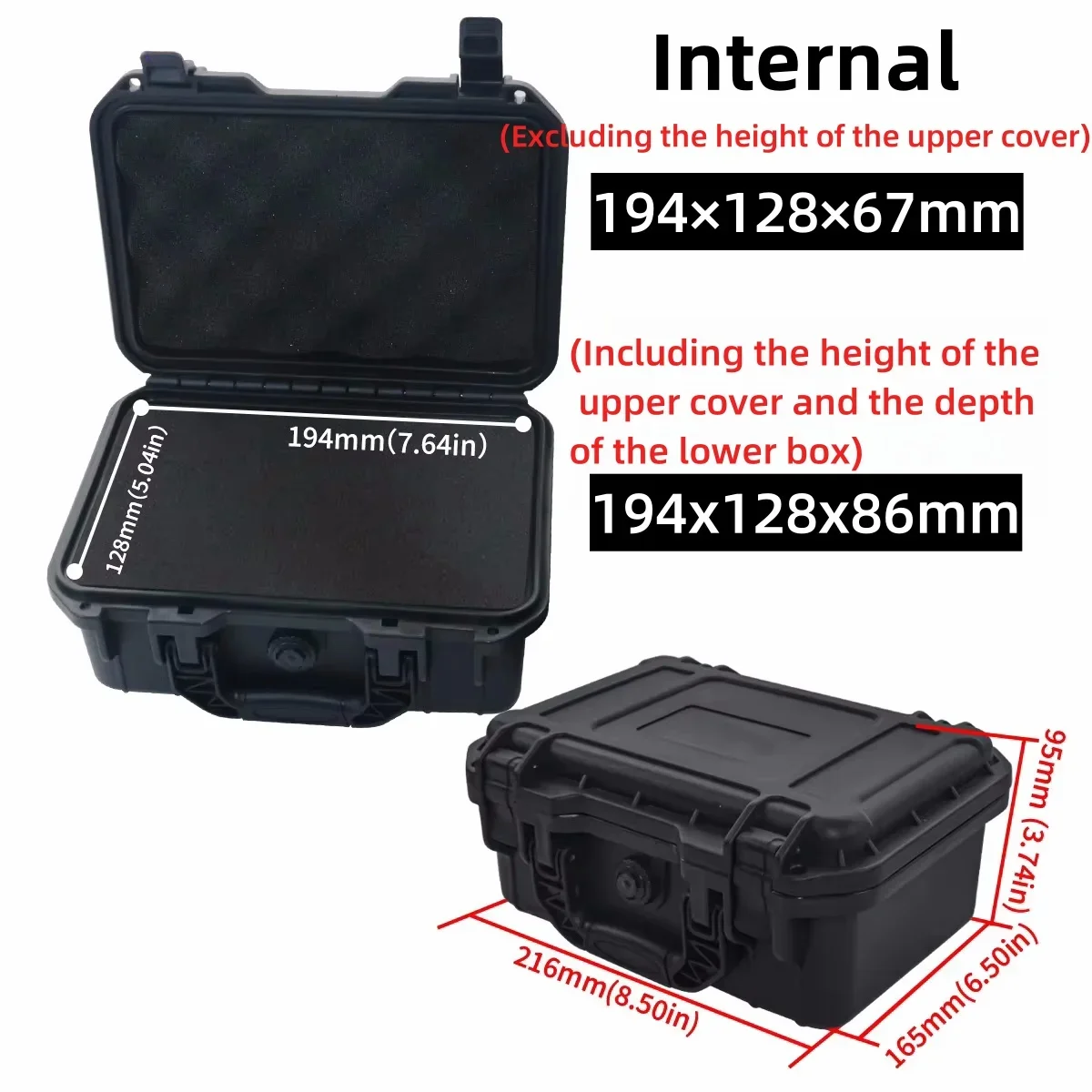 216x165x95mm