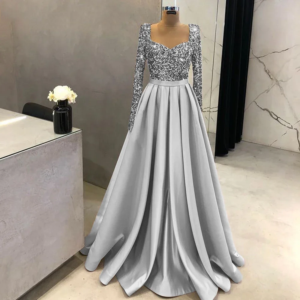 Silver-V Neck