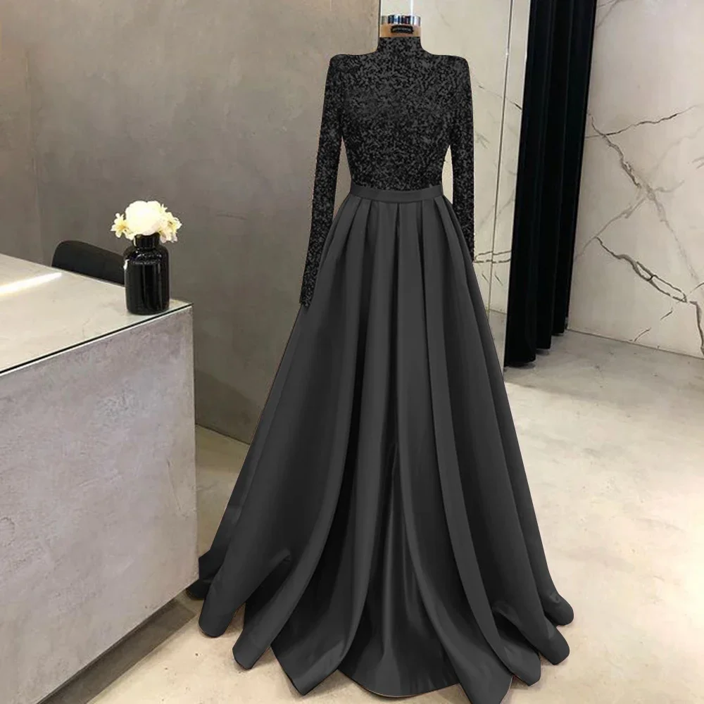 Black-High Neck