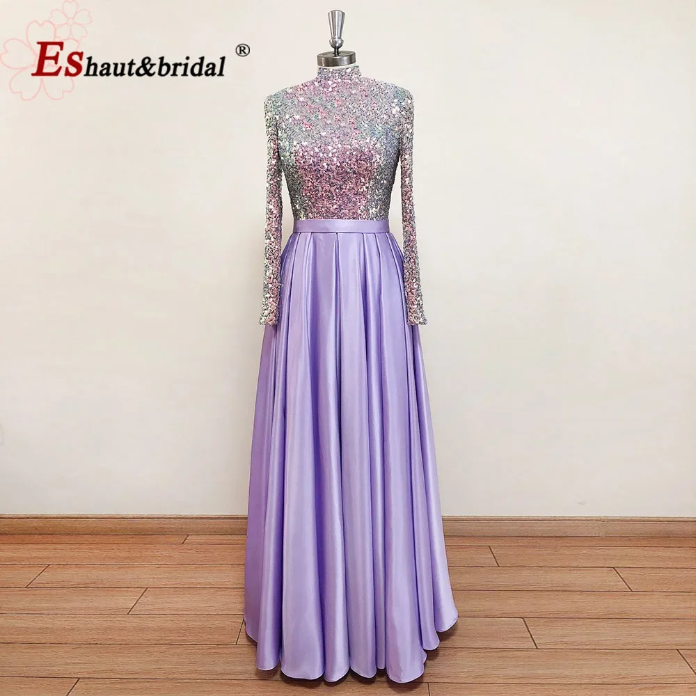 Lilac-High Neck