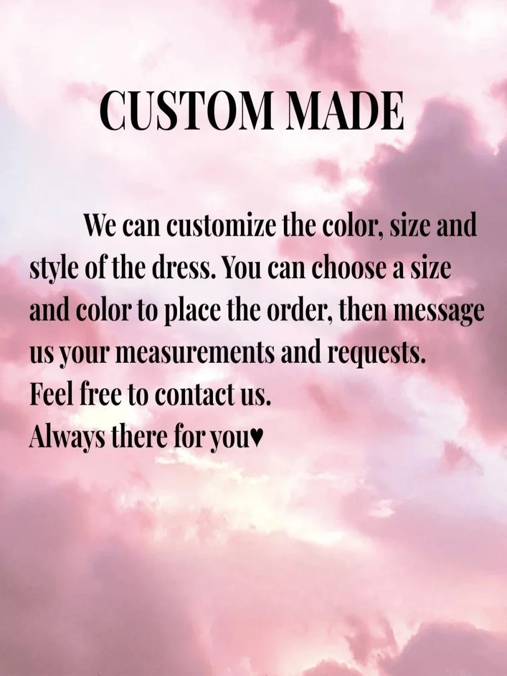 custom made