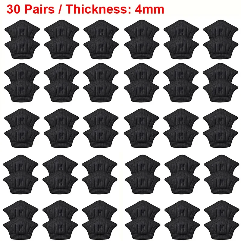 30pairs-Black-4mm