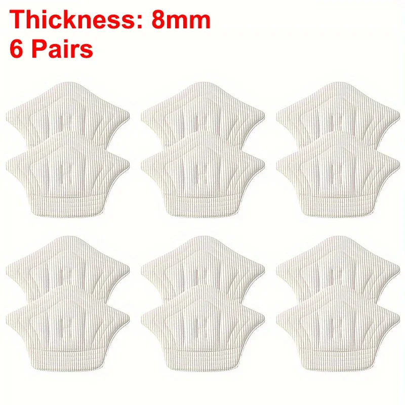 6pairs-Beige-8mm