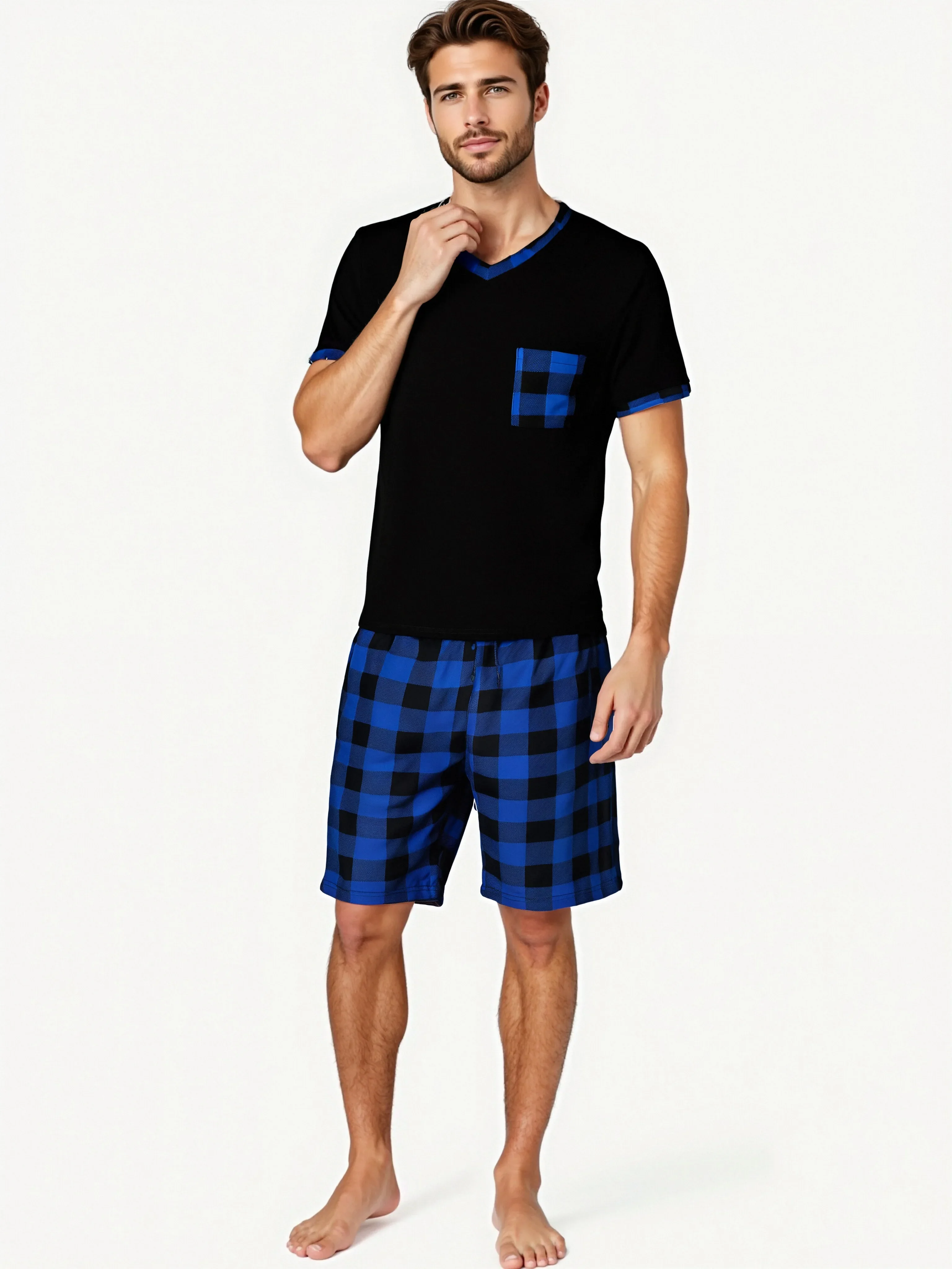 Blue Black Plaid
