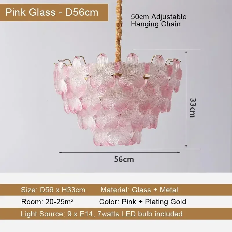 9 Lights Pink