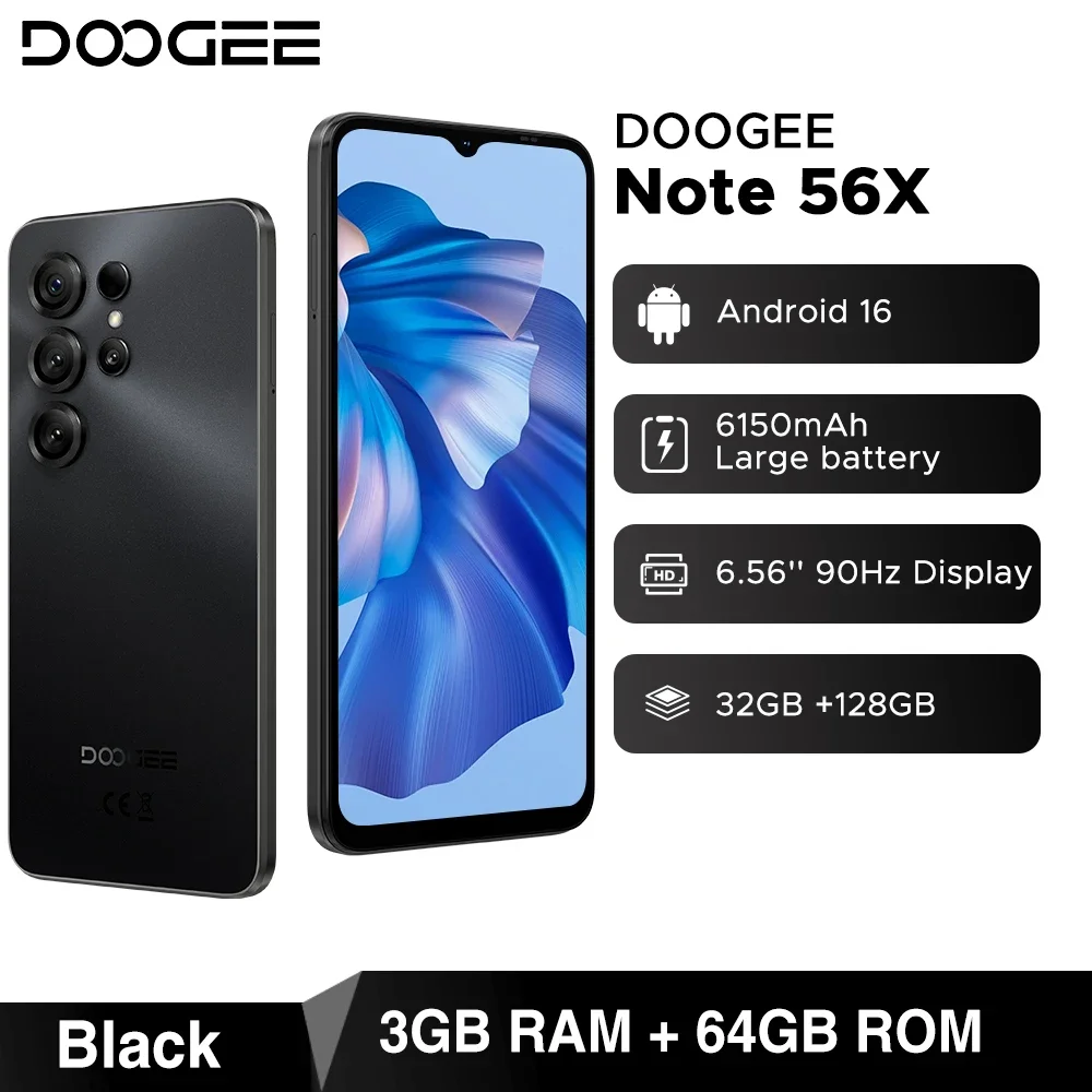 3GB 64GB Black