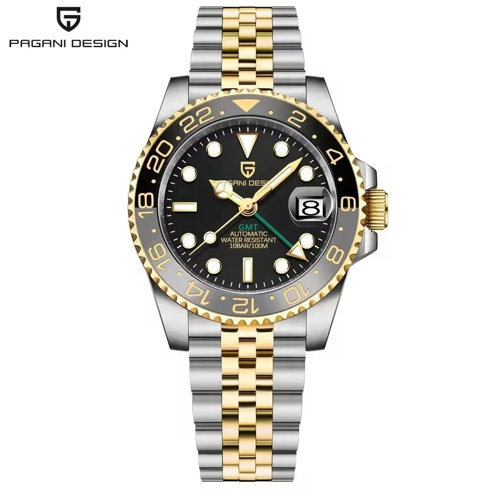 Black gray gold
