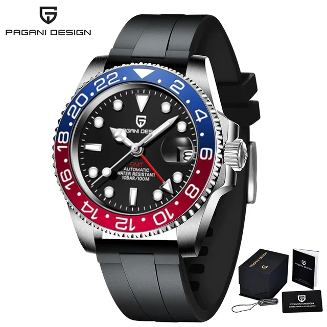 Rubber blue red