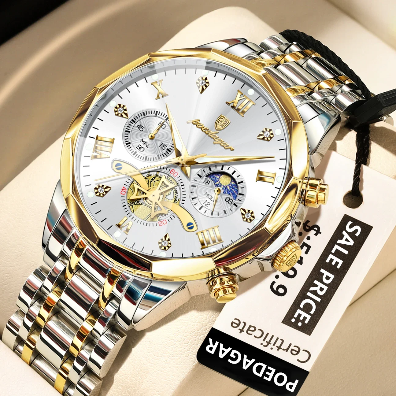 938 Gold Gold White