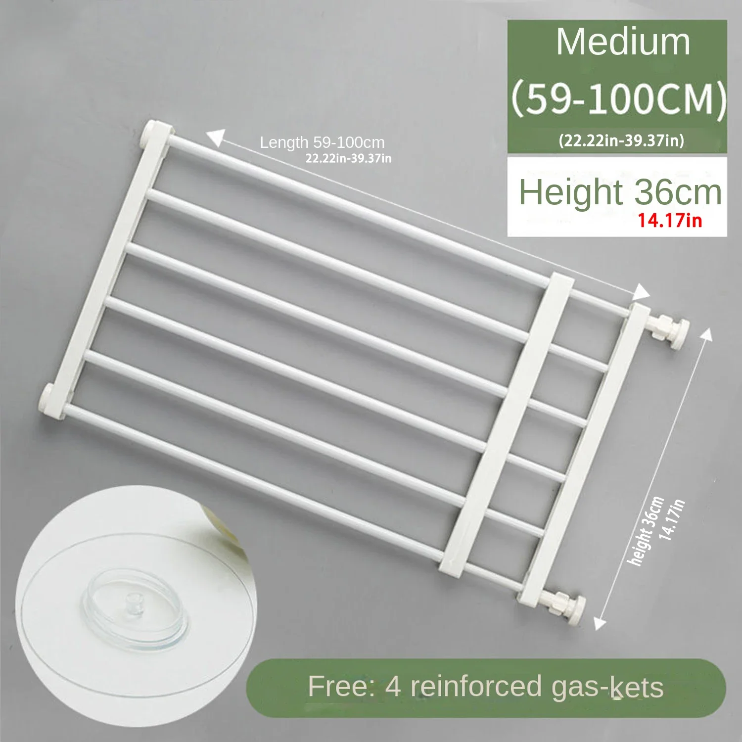 H36cmW100cm white