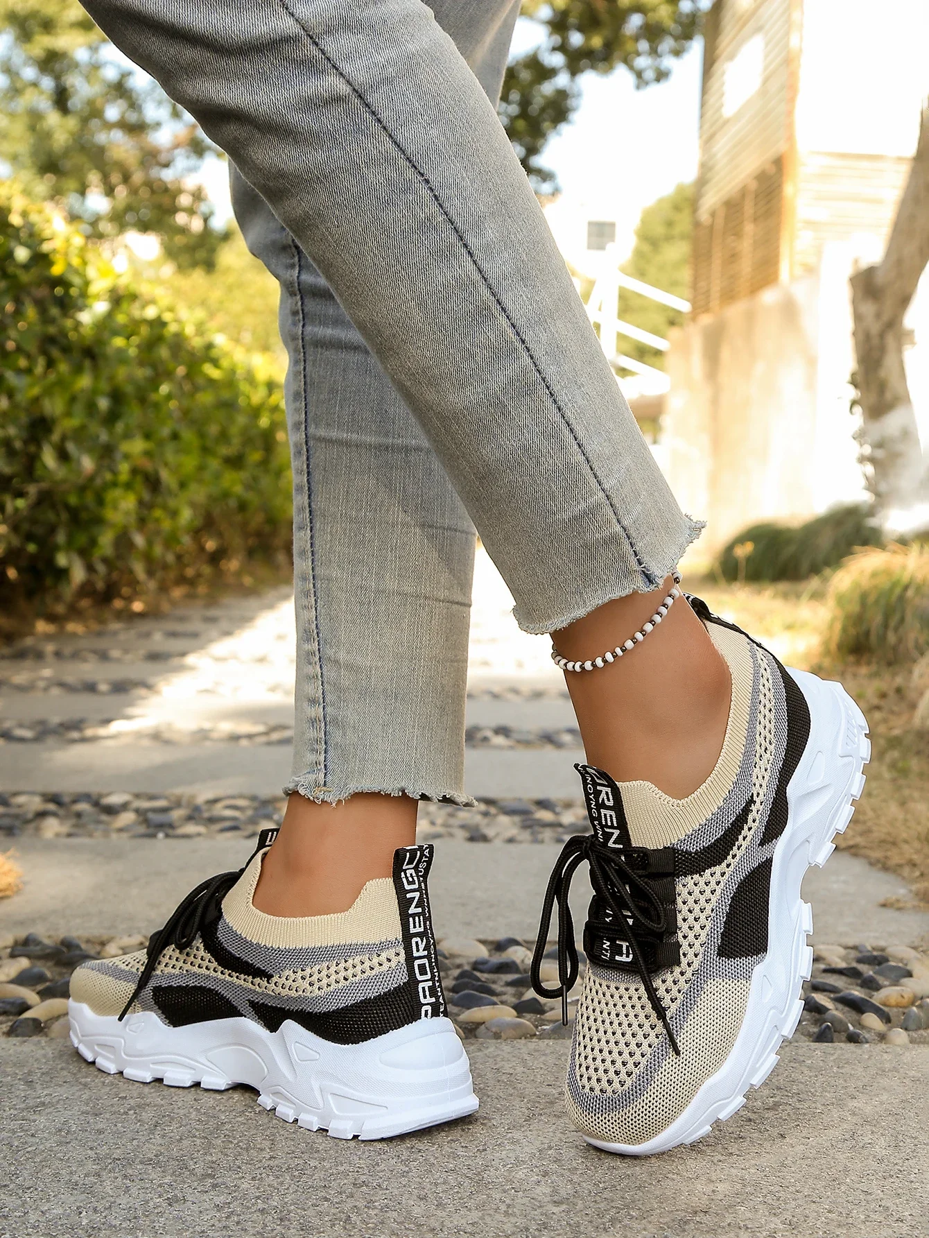 black khaki