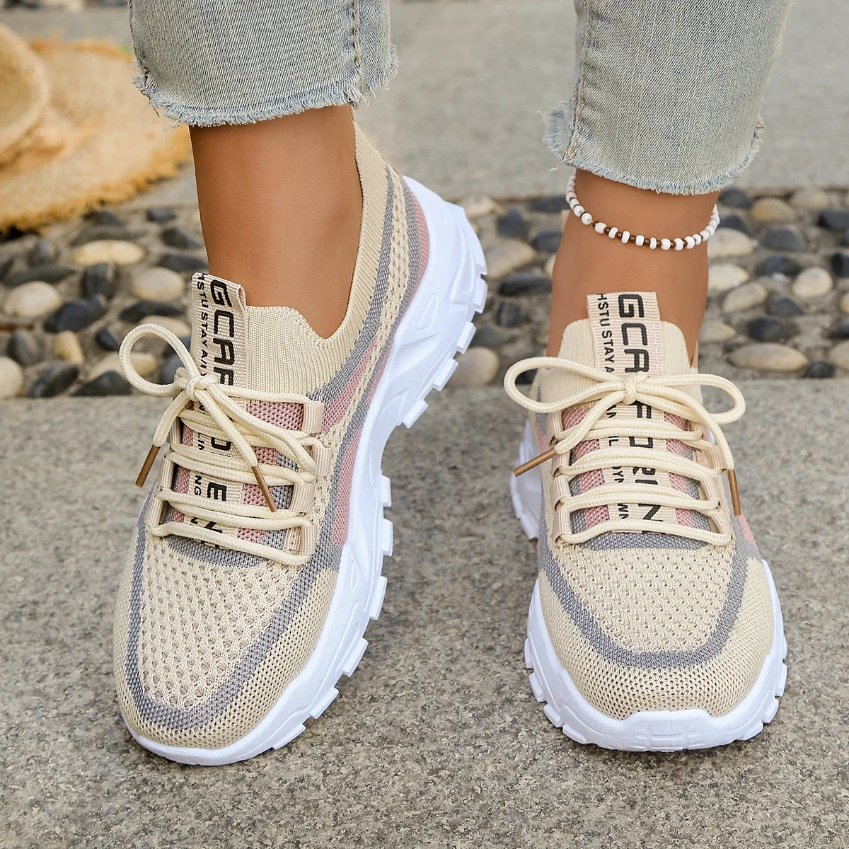khaki pink