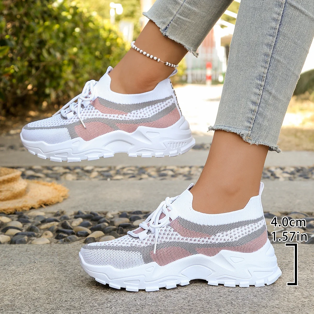 white pink