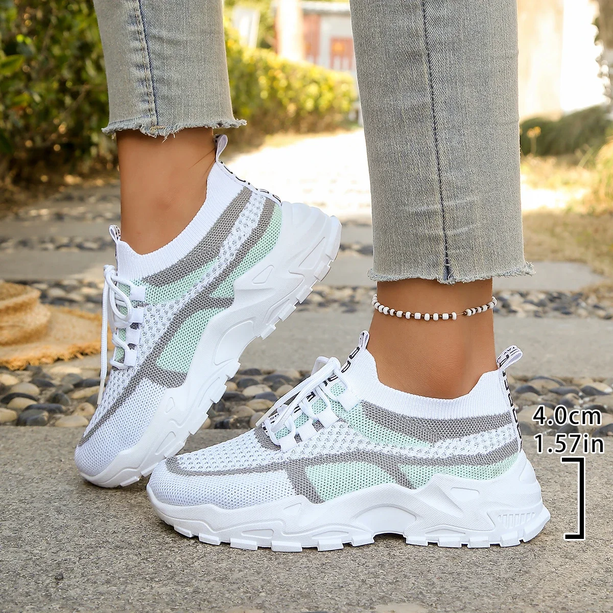 white green