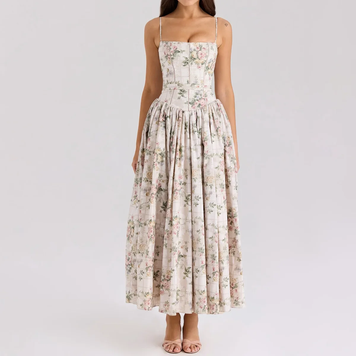 Beige print