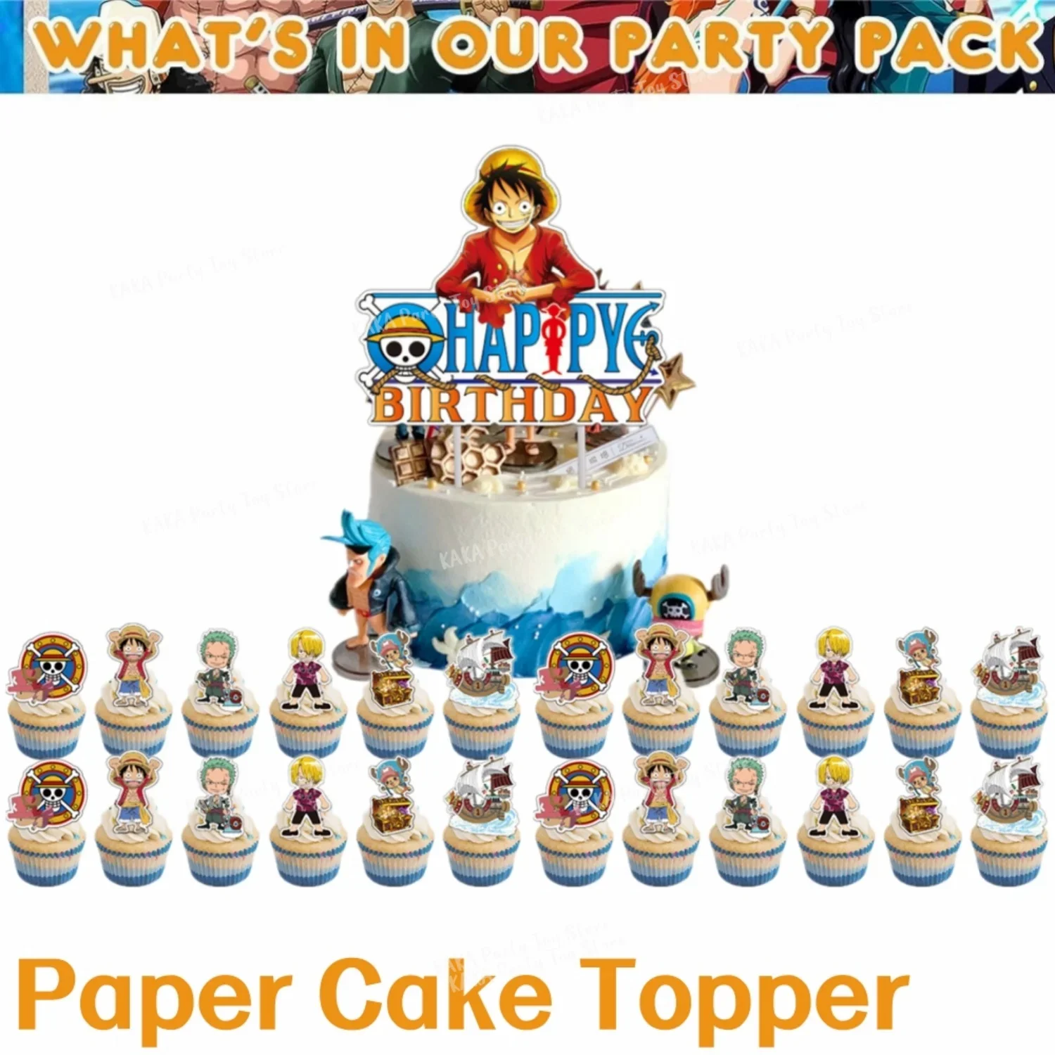 Cake Topper-25Pcs